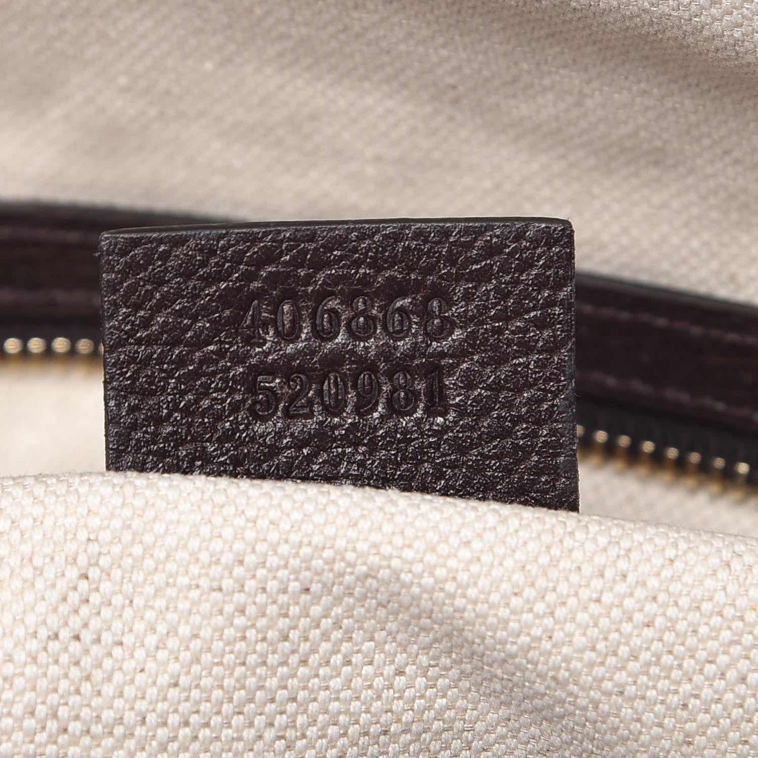 Gucci Monogram Vintage Web Medium Webby Bee Boston Dark Brown 9 of 9
