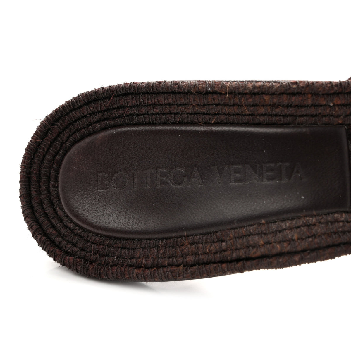 Bottega Veneta Raffia Elasticized Stretch Mule Sandals 39 Bitter Chocolate 8 of 11