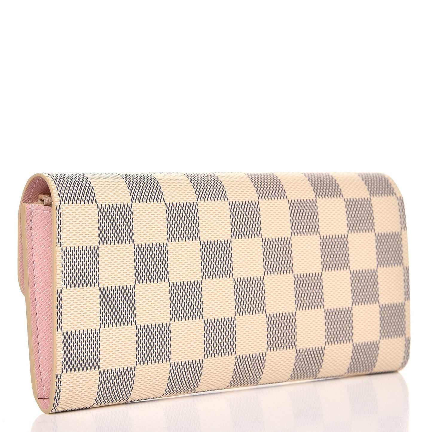 Damier Azur Emilie Wallet Rose Ballerine