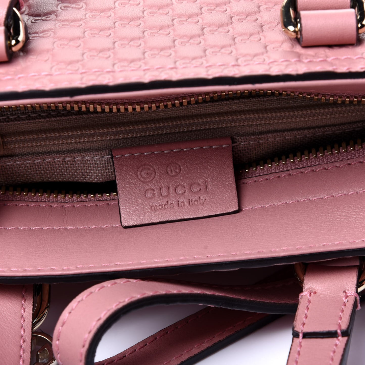 Microguccissima Small Bree Tote Soft Pink