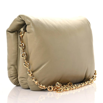Loewe Lambskin Goya Puffer Bag Dark Green 3 of 11