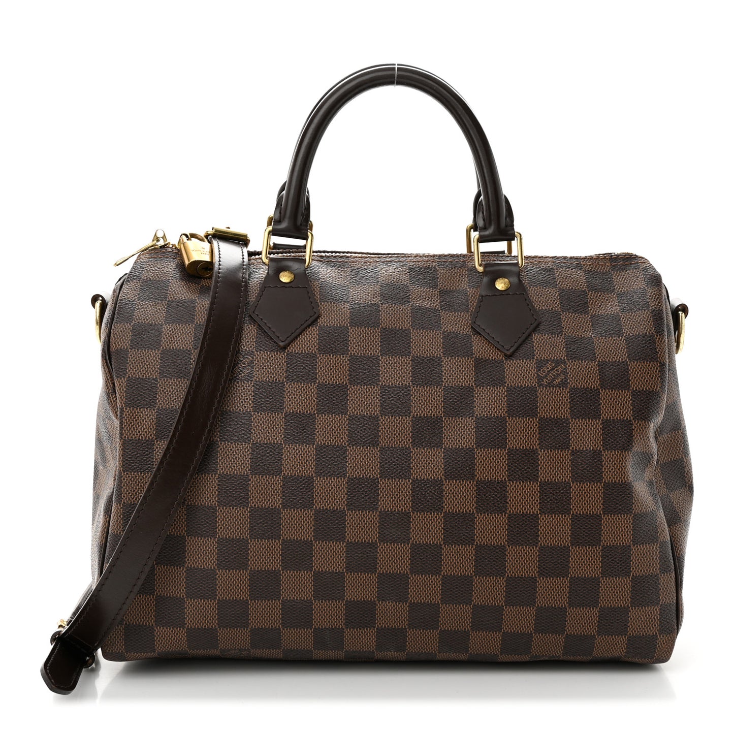 LOUIS VUITTON Damier Ebene Speedy Bandouliere 30