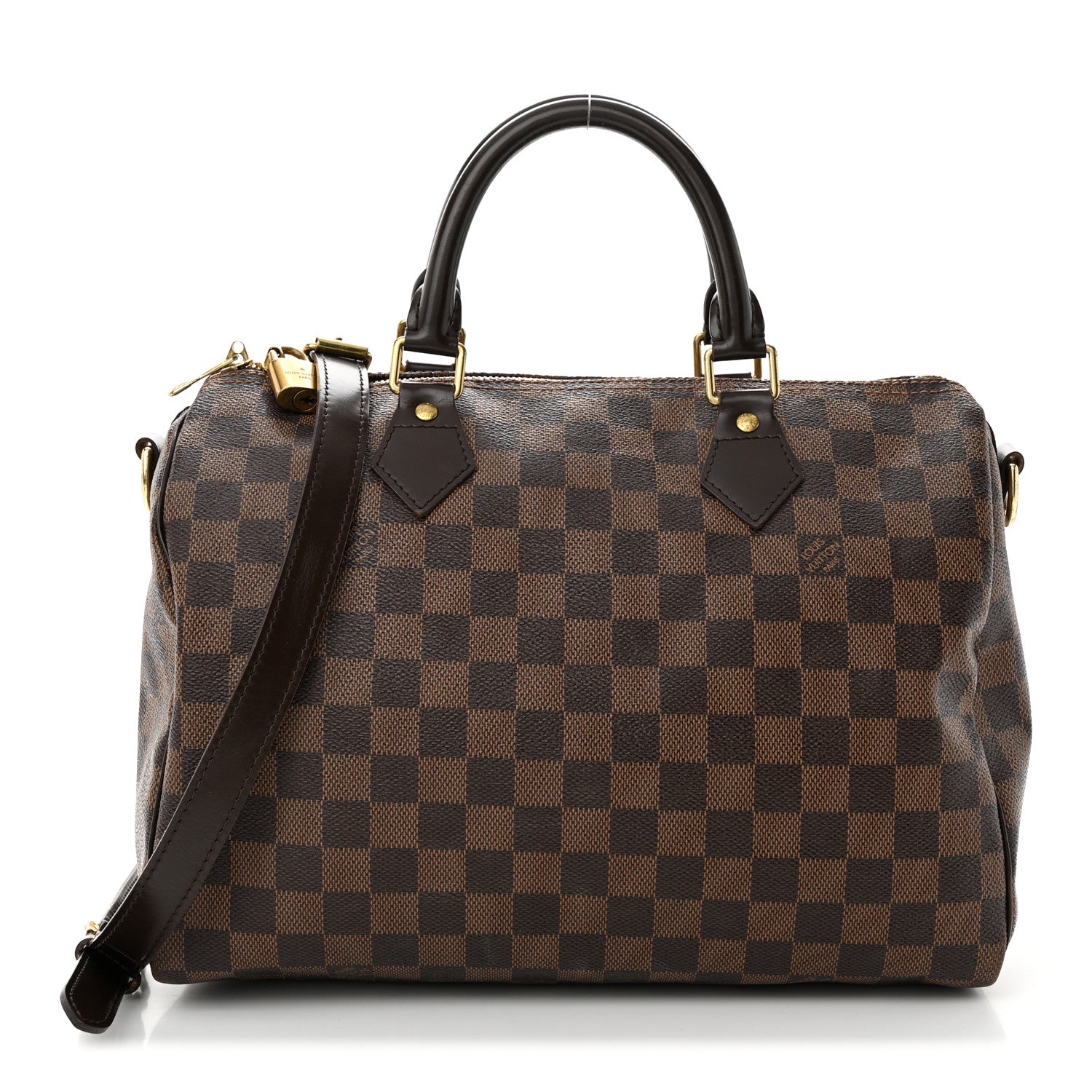 Louis Vuitton LOUIS VUITTON Damier Ebene Speedy Bandouliere 30 1 of 11