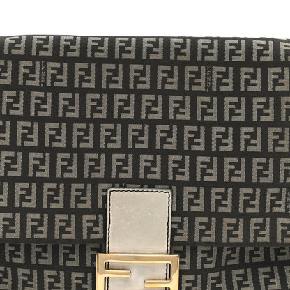 Fendi Zucchino Vitello Mama Baguette White 7 of 9