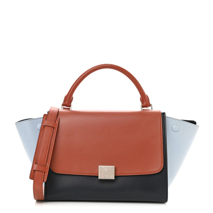 Celine Smooth Calfskin Small Tri-Color Trapeze Pale Blue 1 of 7