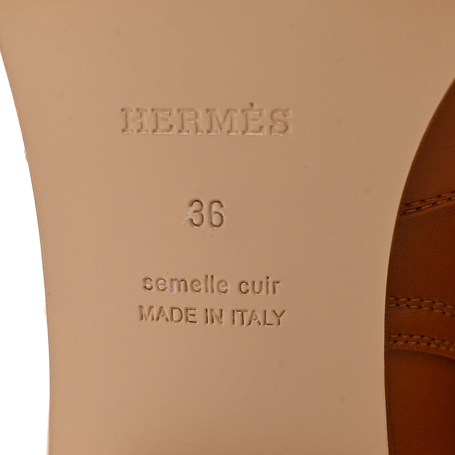 Hermes Calfskin Frenchie 50 Ankle Boots 36 Naturel 8 of 9