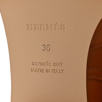 Hermes Calfskin Frenchie 50 Ankle Boots 36 Naturel 8 of 9