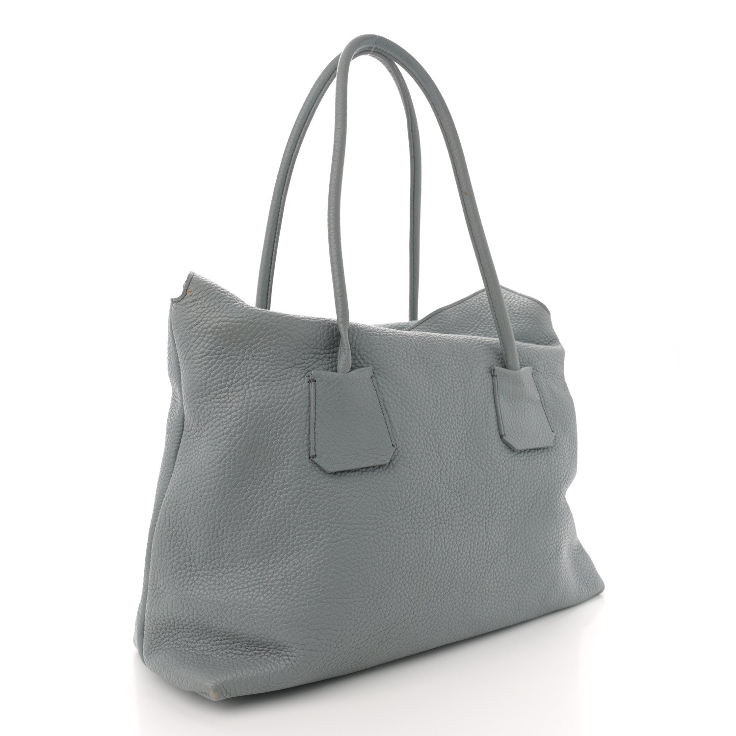 Burberry London Grainy Calfskin Medium Baynard Tote Sky Blue 3 of 18
