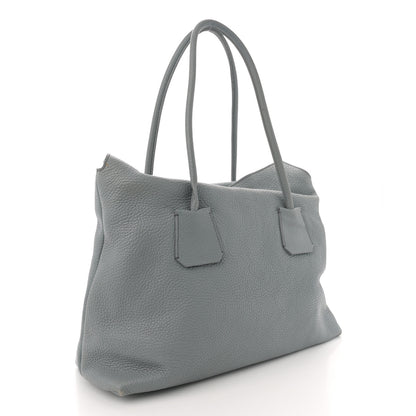 Burberry London Grainy Calfskin Medium Baynard Tote Sky Blue 3 of 18