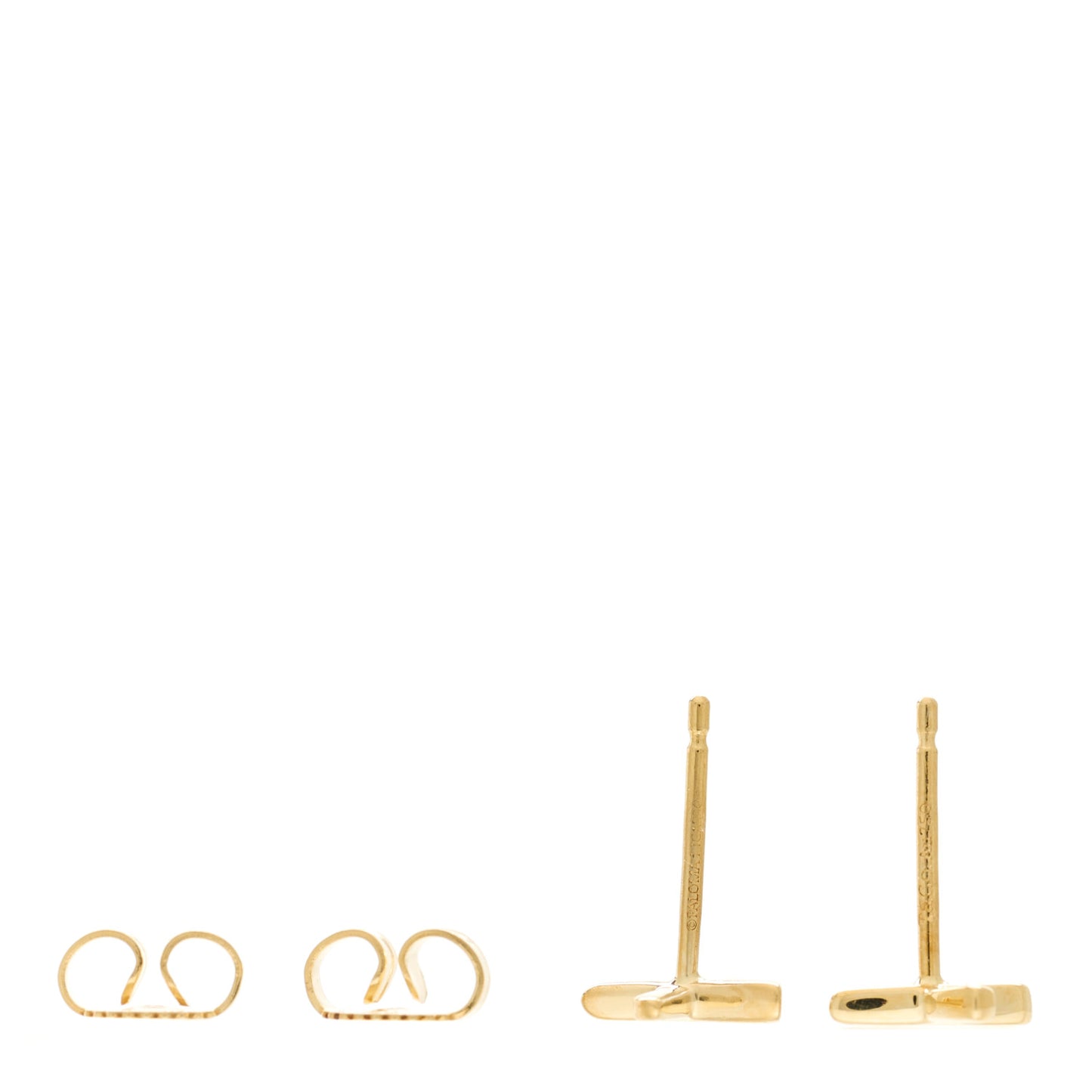 18K Yellow Gold Mini Paloma's Graffiti X Earrings