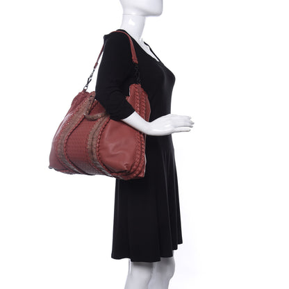 Bottega Veneta Nappa Intrecciato Ayers Convertible Tote Pompei 2 of 10
