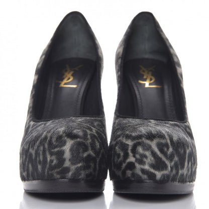 Saint Laurent Calf Hair Tribtoo 80 Pumps 39.5 Leopard 2 of 10