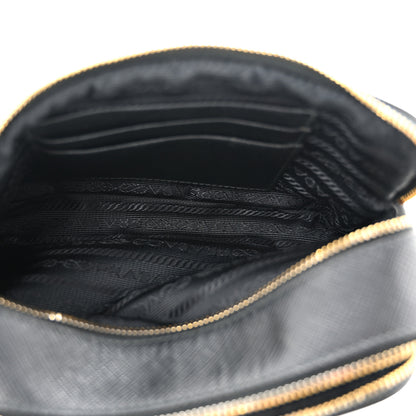 Prada Saffiano Mini Camera Crossbody Bag Black 5 of 10