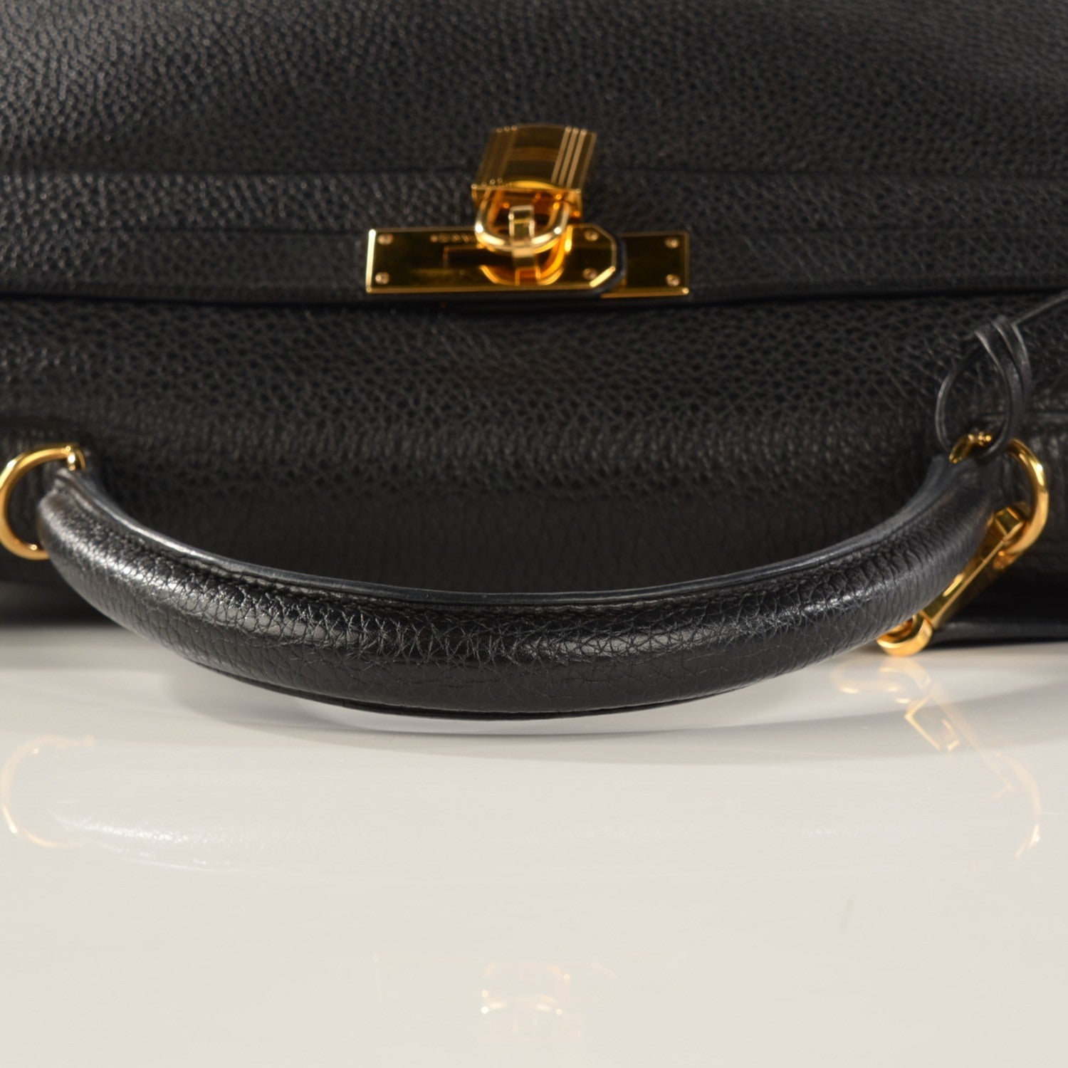 Hermes Taurillon Clemence Kelly Retourne 35 Black 15 of 23