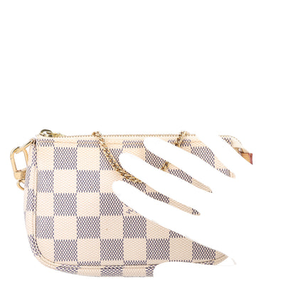 Louis Vuitton Damier Azur Mini Pochette Accessories 2 of 10