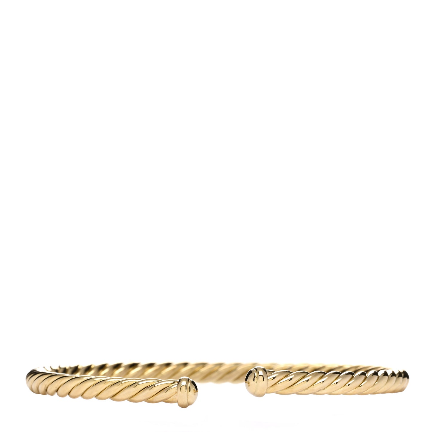 18K Yellow Gold 4mm Cablespira Bracelet