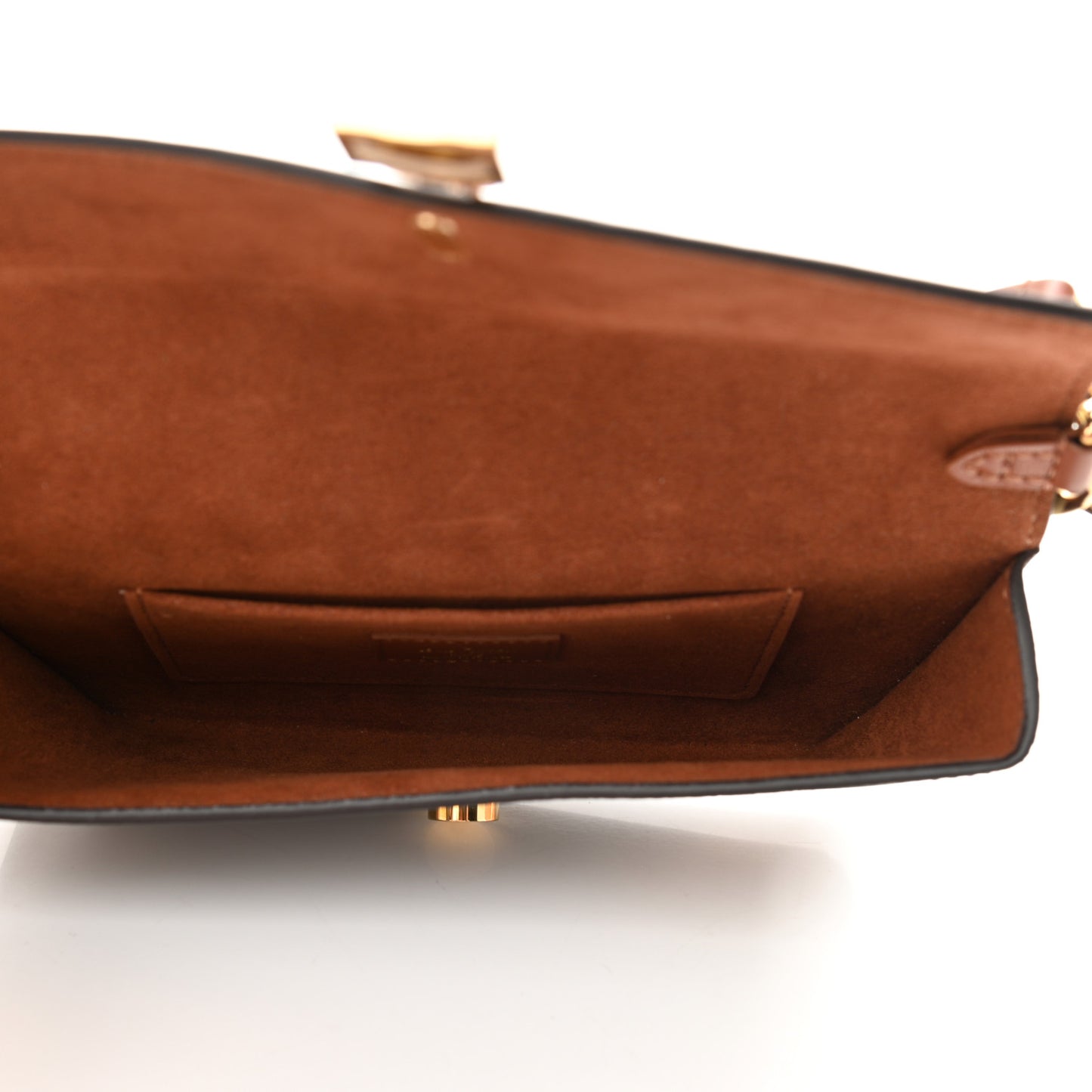 Monogram Padlock On Strap Caramel