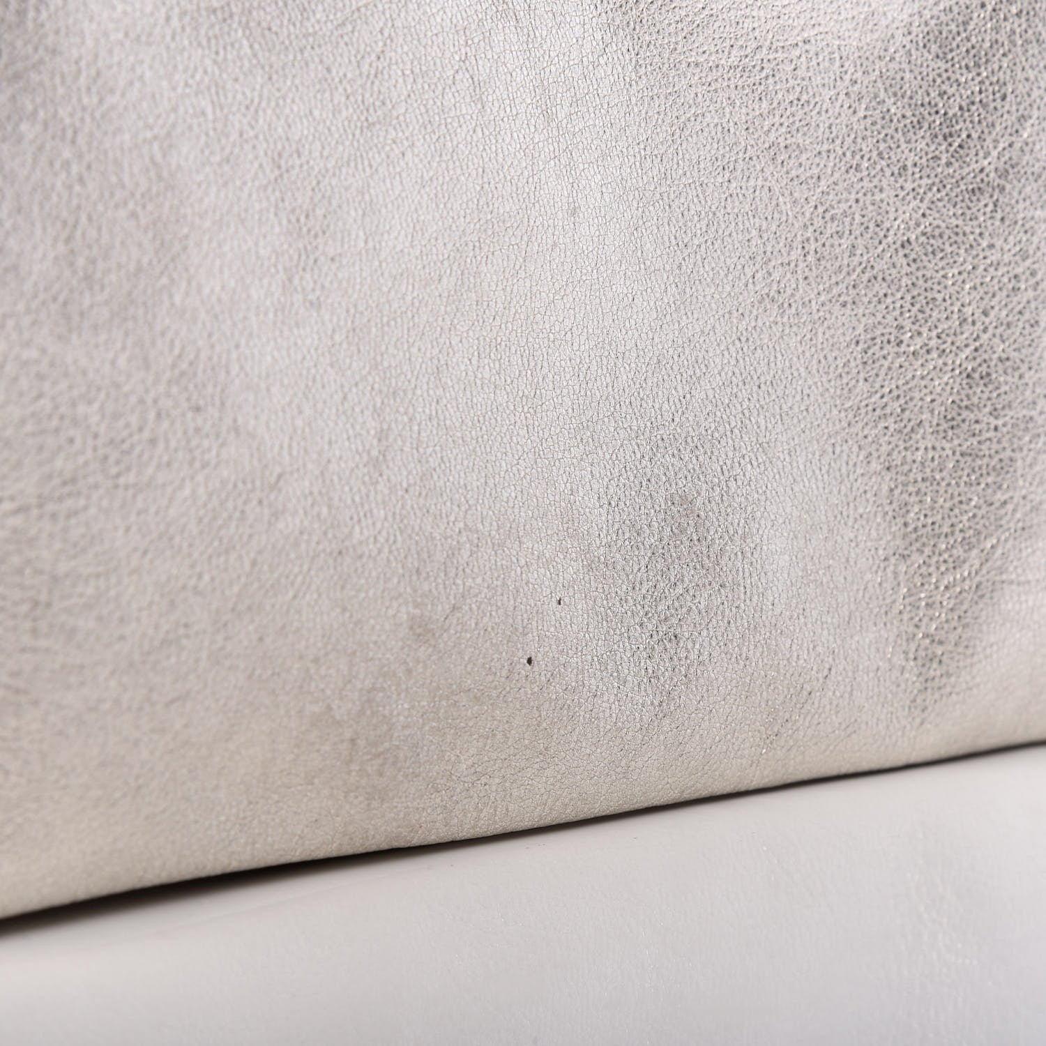Dolce & Gabbana Metallic Calfskin Flap Clutch Silver 6 of 9