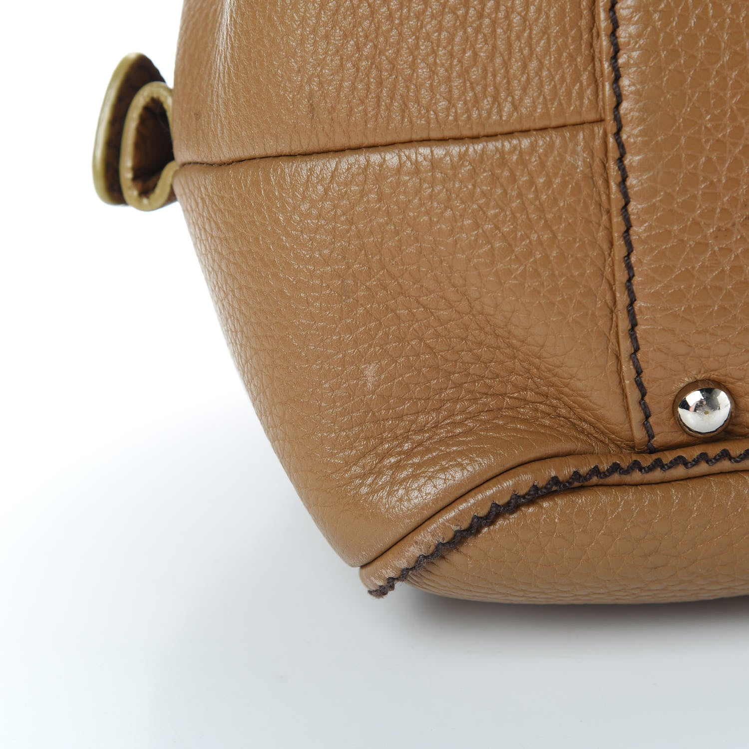 Chanel Calfskin Small Tassel Bowler Light Brown 13 of 22