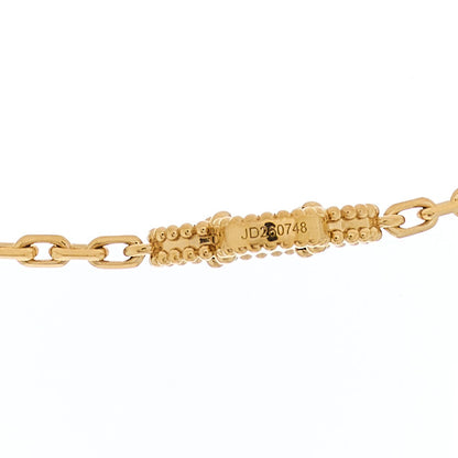 Van Cleef & Arpels 18K Yellow Gold Black Onyx 20 Motifs Vintage Alhambra Necklace 4 of 7