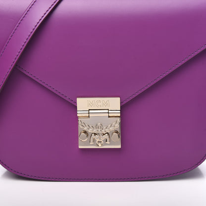 MCM Calfskin Patricia Crossbody Bag Purple 8 of 11