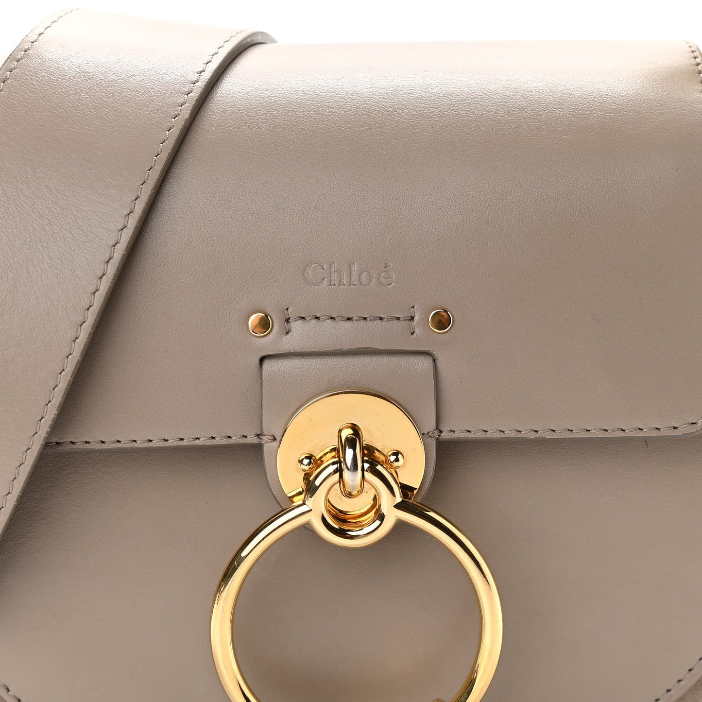 Calfskin Small Tess Bag Motty Grey