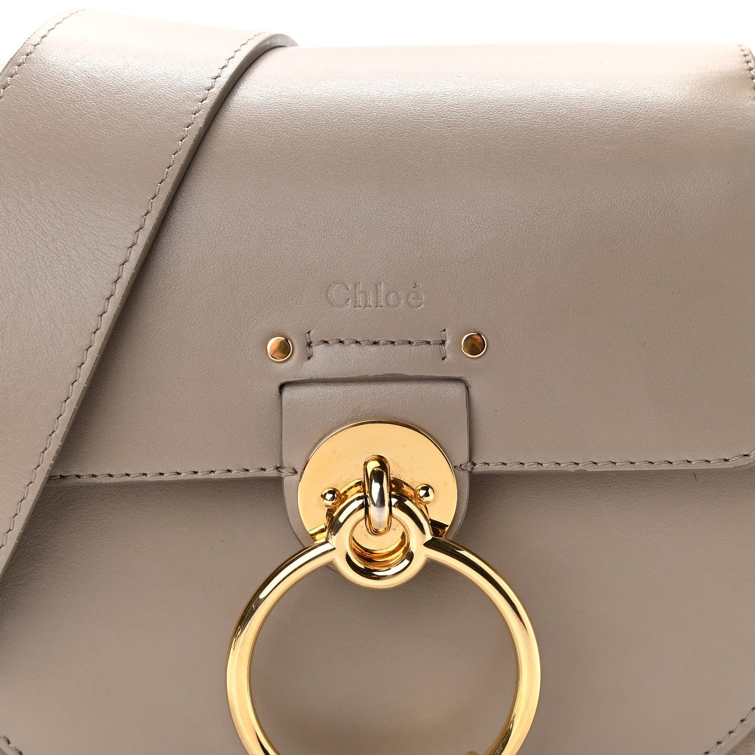 Chloe Calfskin Small Tess Bag Motty Grey 7 of 12