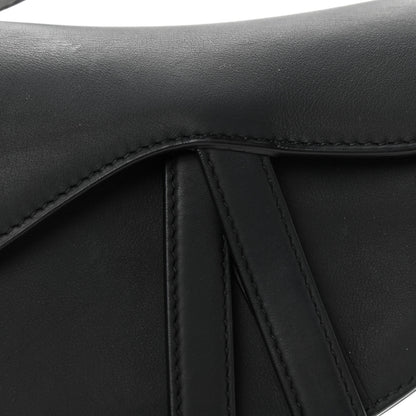 Christian Dior Ultra Matte Calfskin Mini Saddle Bag Black 8 of 12
