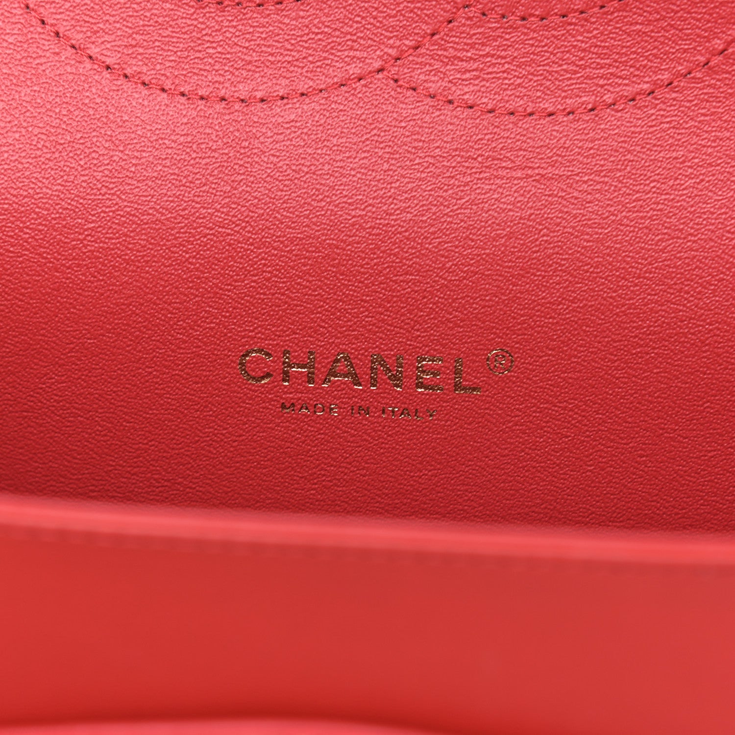 Chanel Lambskin Quilted Maxi Double Flap Red 6 of 10