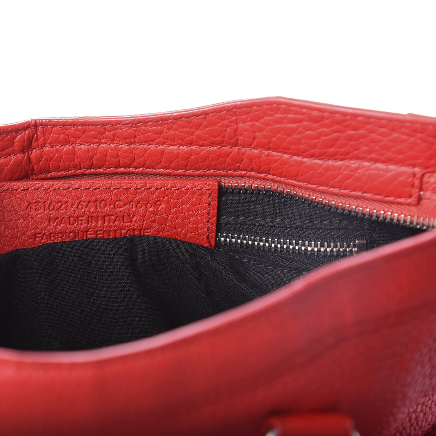 Balenciaga Vibrato Calfskin Classic Silver Hardware S City Rouge Cerise 11 of 13