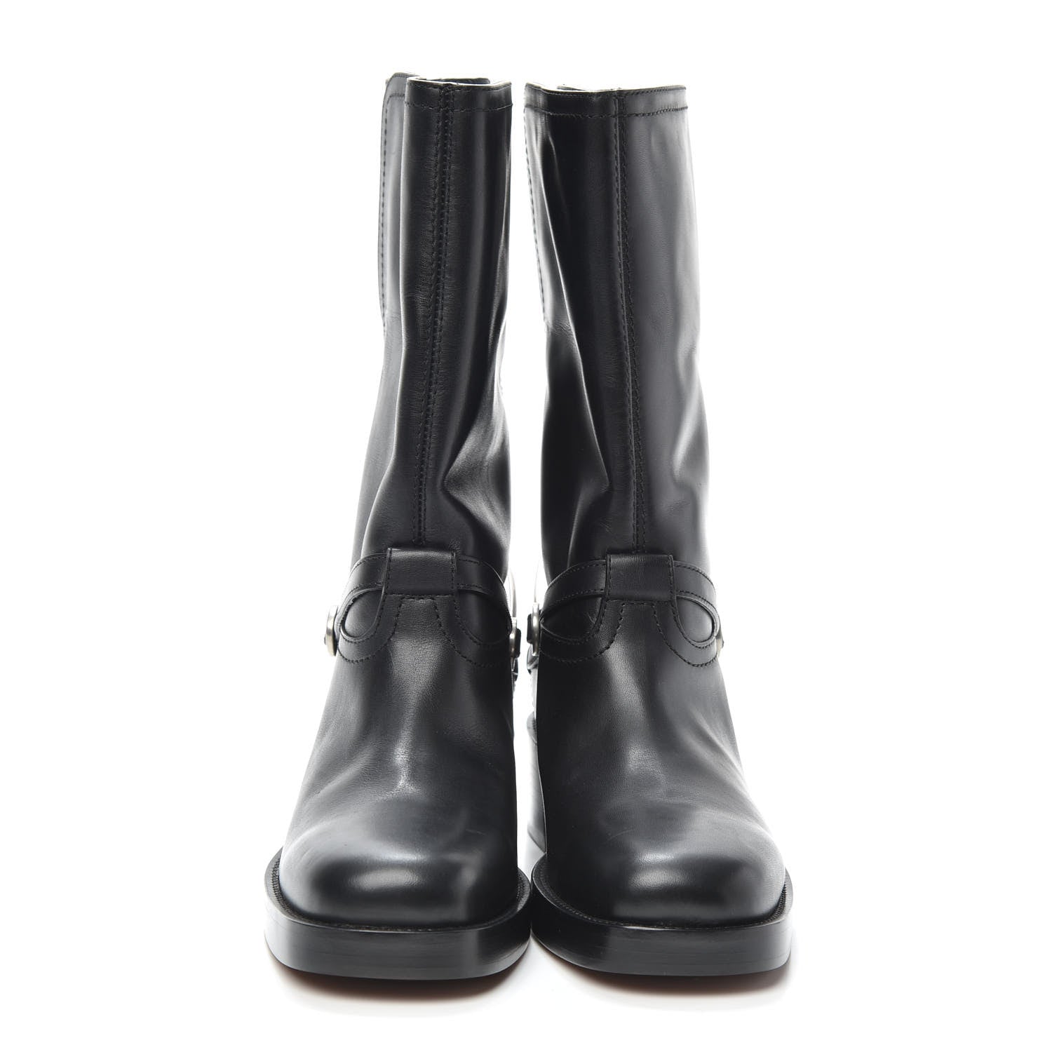 Christian Dior Shiny Calfskin Diorider Low Boot 38 Black 2 of 7