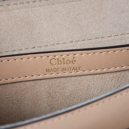 Chloe Calfskin Braided Small Hudson Shoulder Bag Pearl Beige 6 of 7