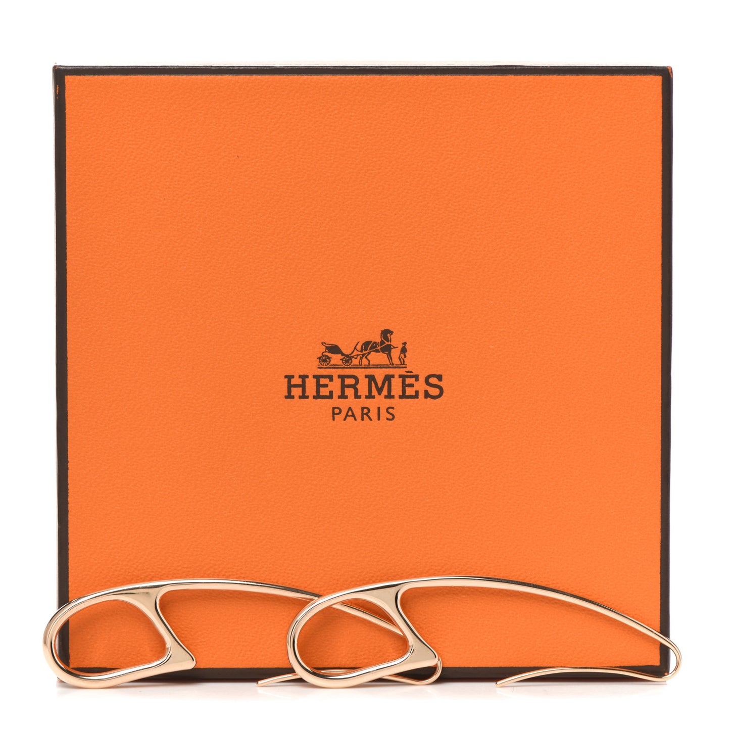 18K Rose Gold Chaine D'Ancre Punk Earrings