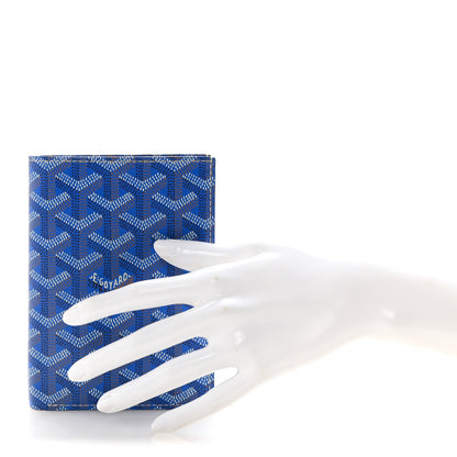 Goyard Goyardine Grenelle Passport Wallet Sky Blue 2 of 7
