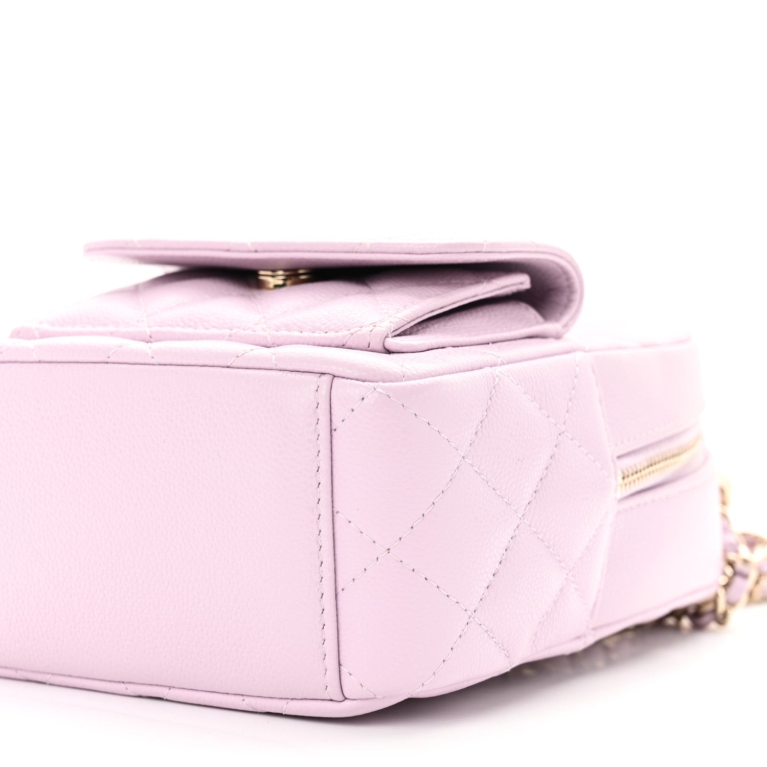 Chanel Caviar Quilted CC Mini Classic Backpack Light Purple 10 of 11