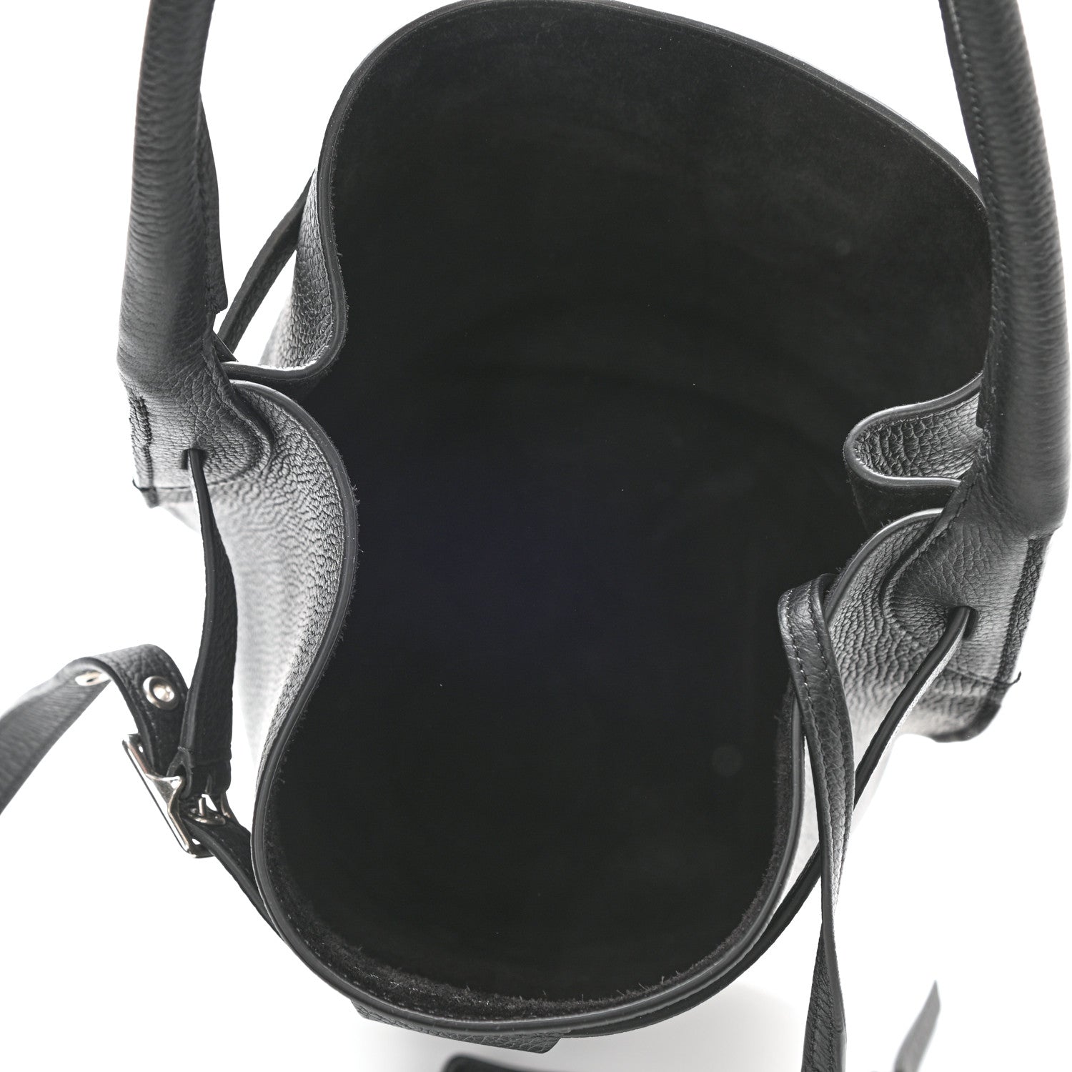Celine Supple Grained Calfskin Big Bag Bucket Black 4 of 6
