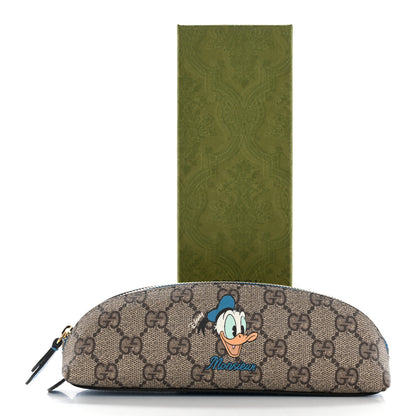 Gucci X DISNEY GG Supreme Monogram Donald Duck Pencil Case Blue 8 of 8