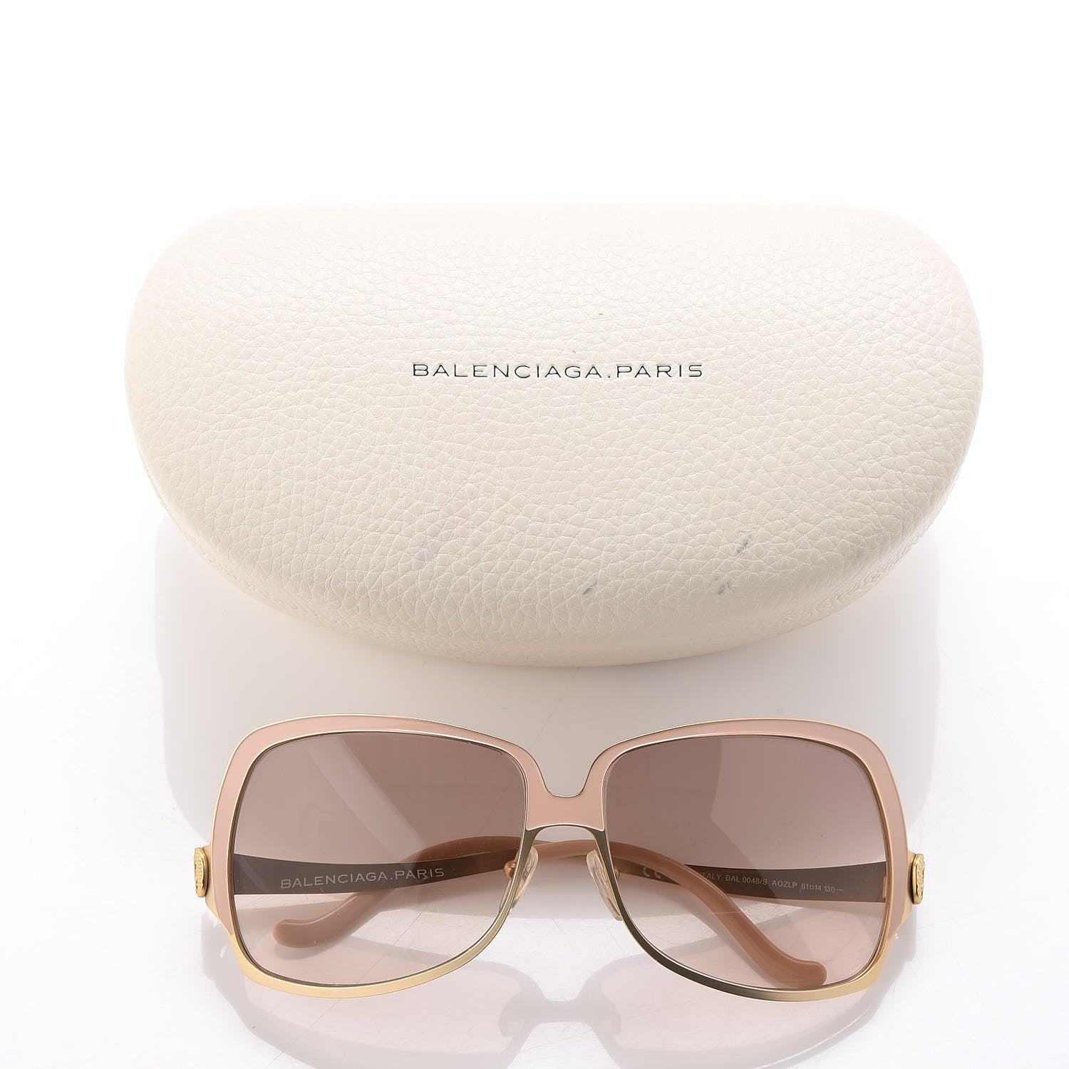 Balenciaga Oversized Sunglasses Gold 8 of 8