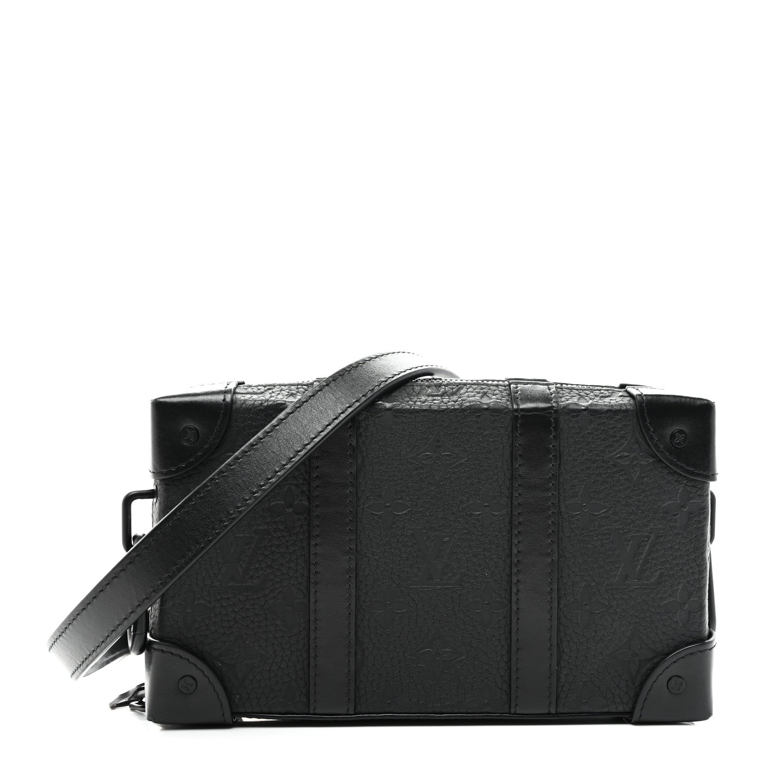 Louis Vuitton Taurillon Monogram Soft Trunk Wallet Black 1 of 9