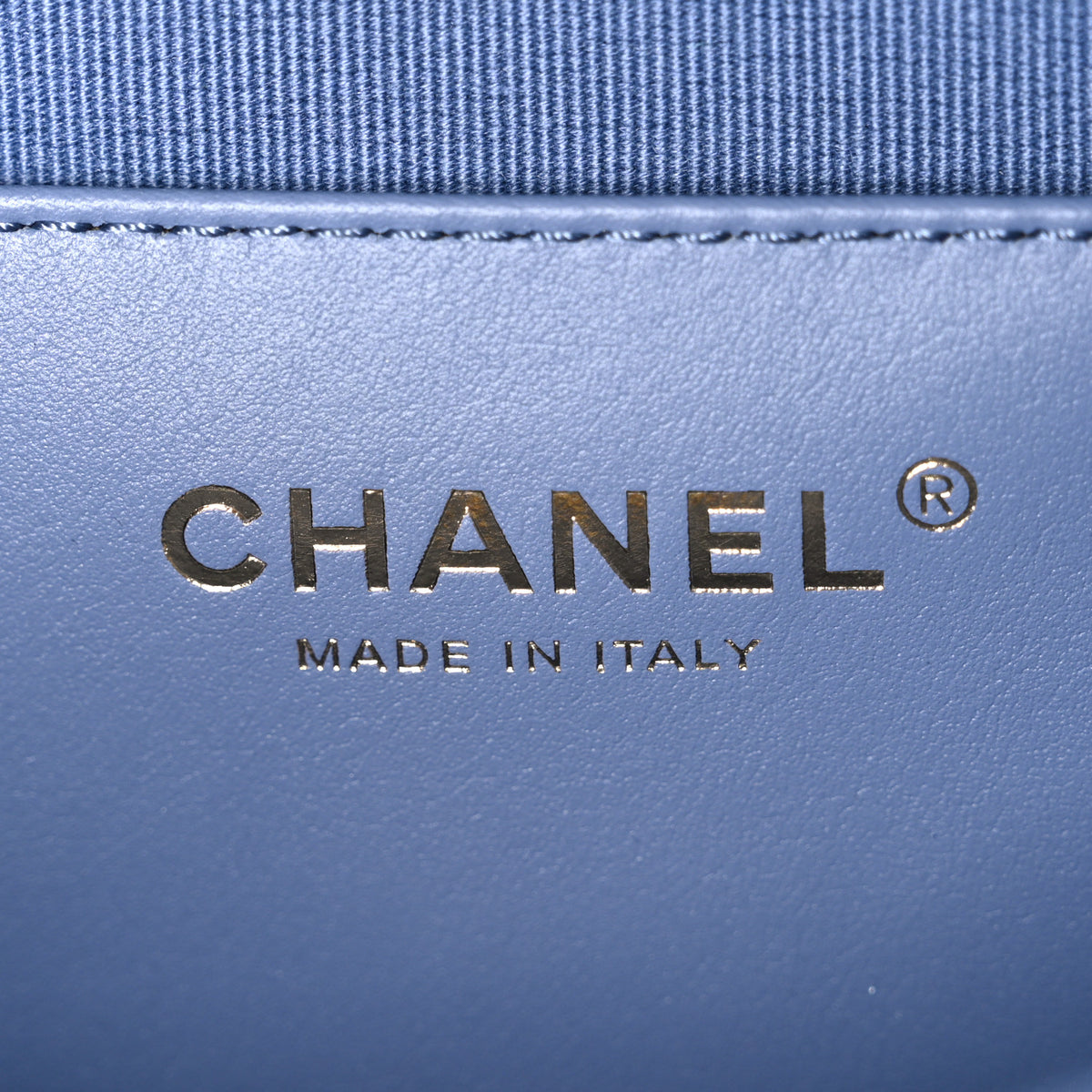 Suede Quilted Medium Flap Blue