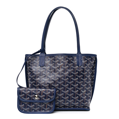 Goyard Goyardine Reversible Mini Anjou Navy 1 of 18