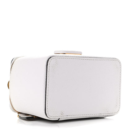 Valentino Garavani Grainy Calfskin VSling Vanity Case Optic White 3 of 4