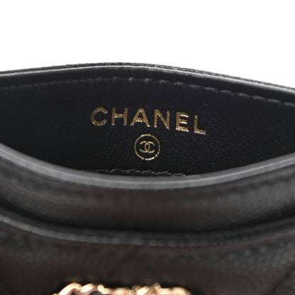Chanel Caviar Quilted French New Wave Card Holder Black 6 of 9