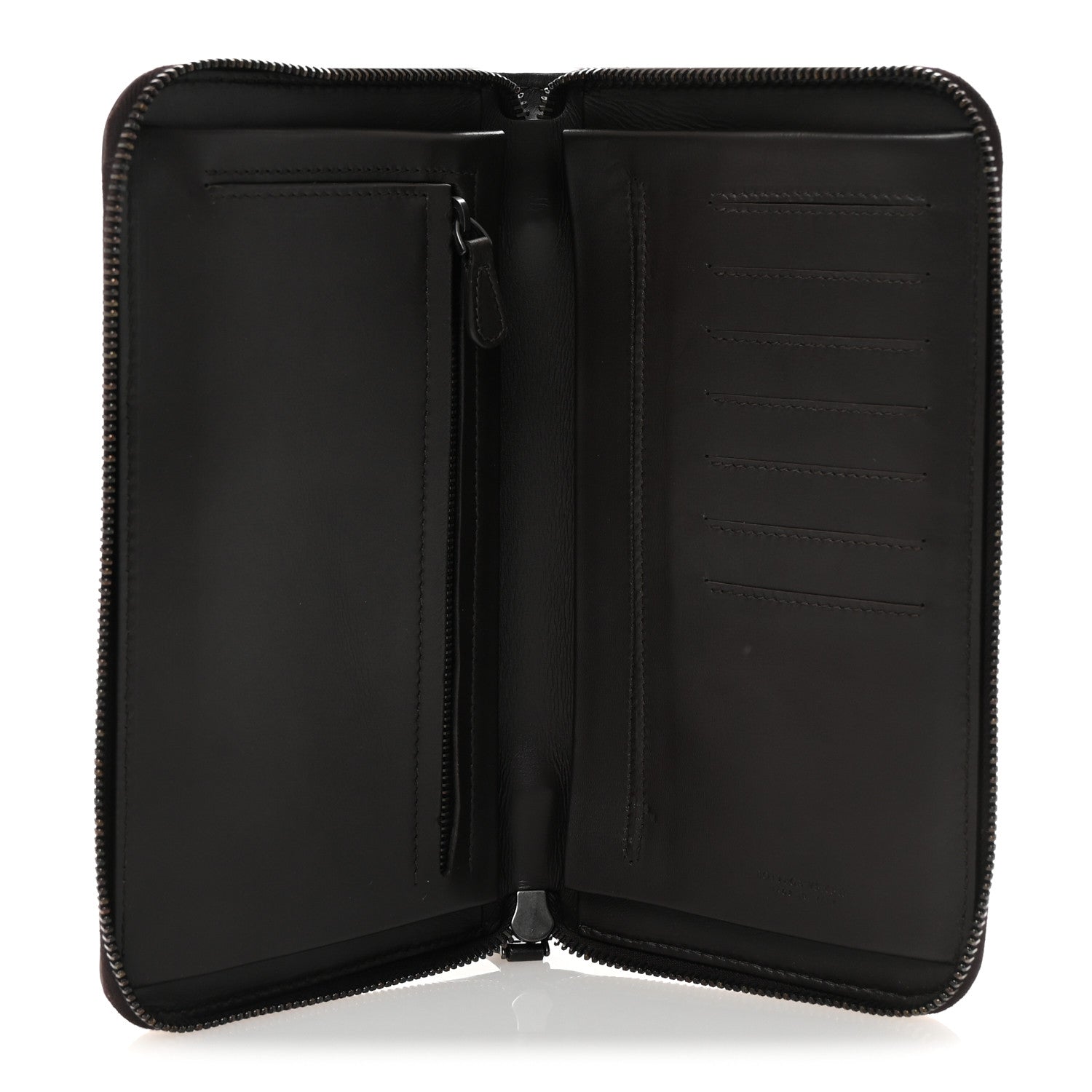 Bottega Veneta Nappa Intrecciato Travel Organizer Wallet Ebano 5 of 7