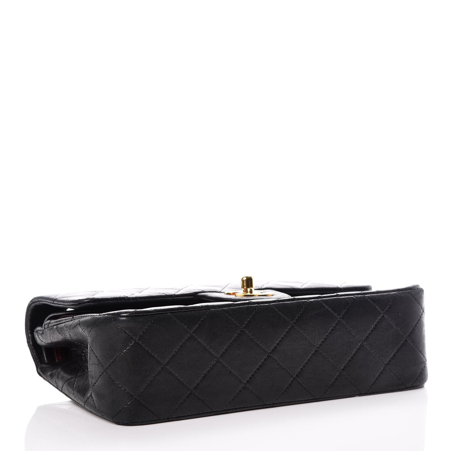 Chanel Lambskin Quilted Small Double Flap Black 4 of 15