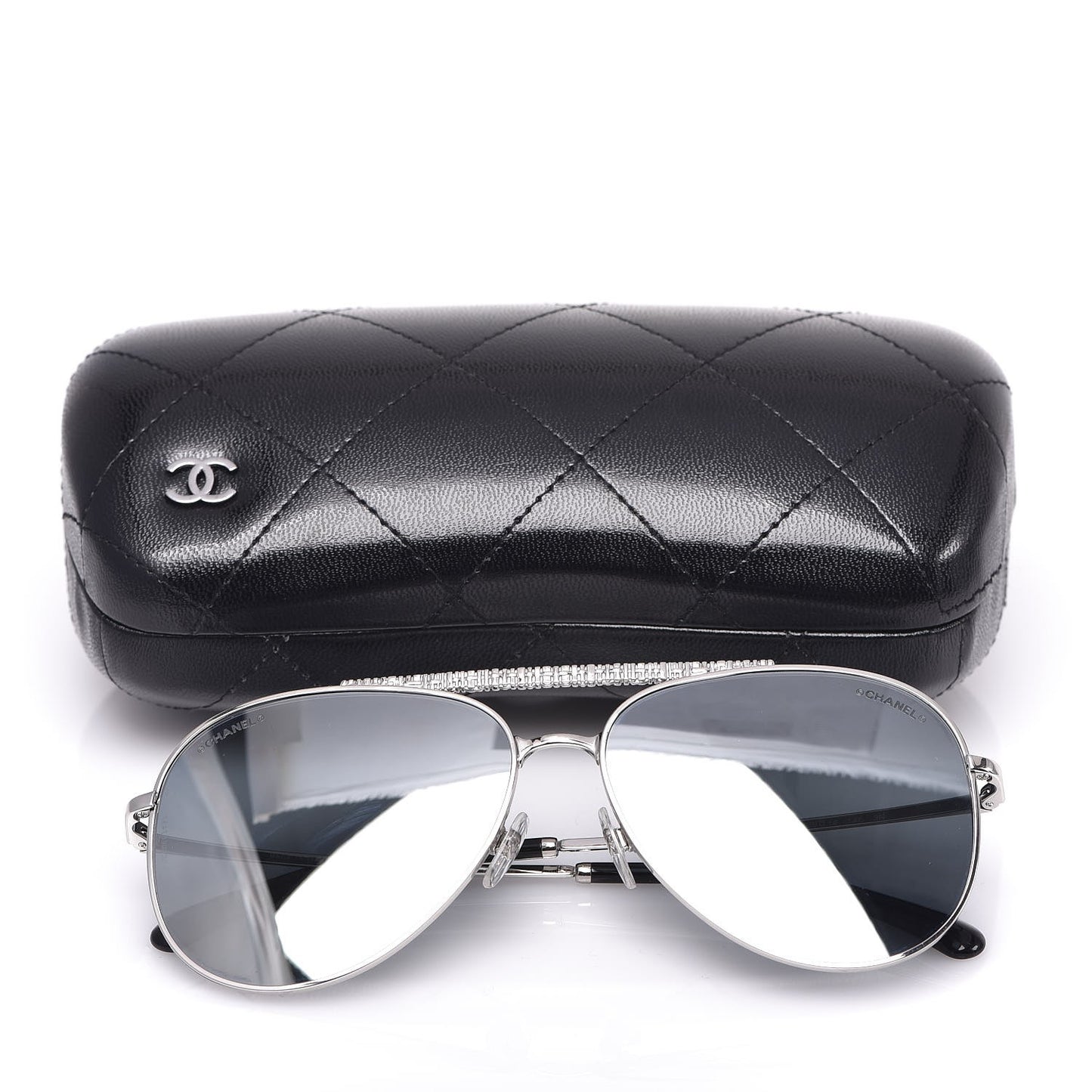 Aviator Metallic Pilot Sunglasses 4231 Silver