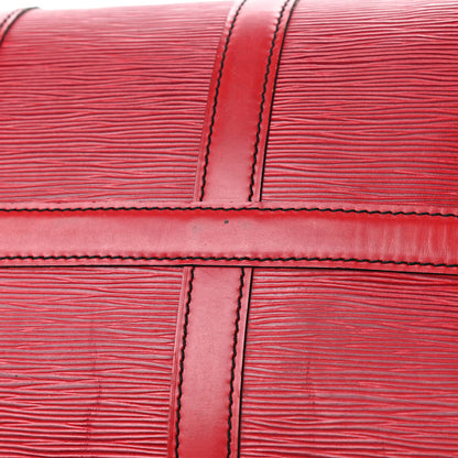 Louis Vuitton Epi Keepall 45 Castillan Red 12 of 16