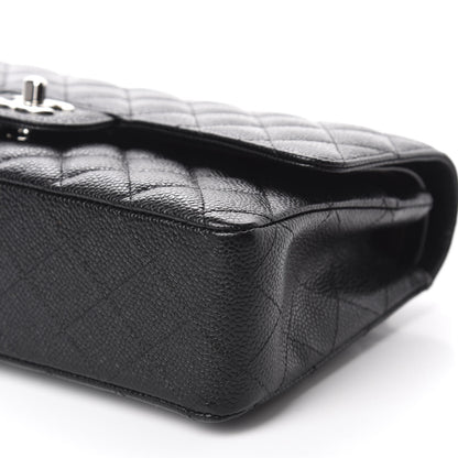 Chanel Caviar Quilted Medium Double Flap Black 7 of 11