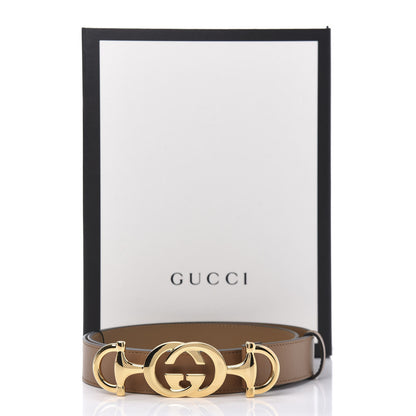Gucci Calfskin Zumi 30mm Belt 90 36 Friky Taupe 6 of 6
