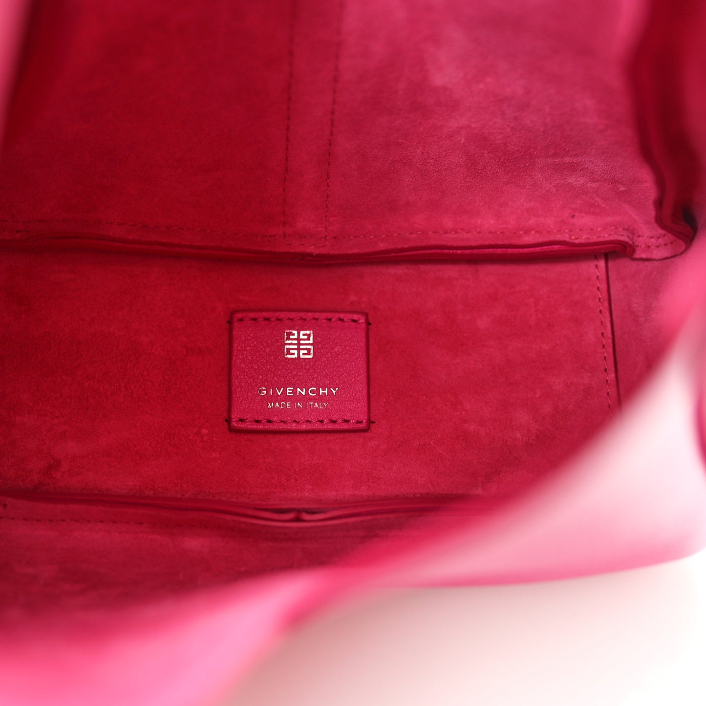 Grained Calfskin Mini G-Lock Hobo Neon Pink